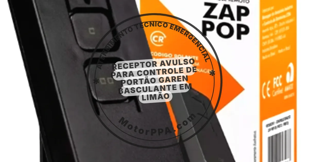 Conserto e instalação de portão automático em Limão