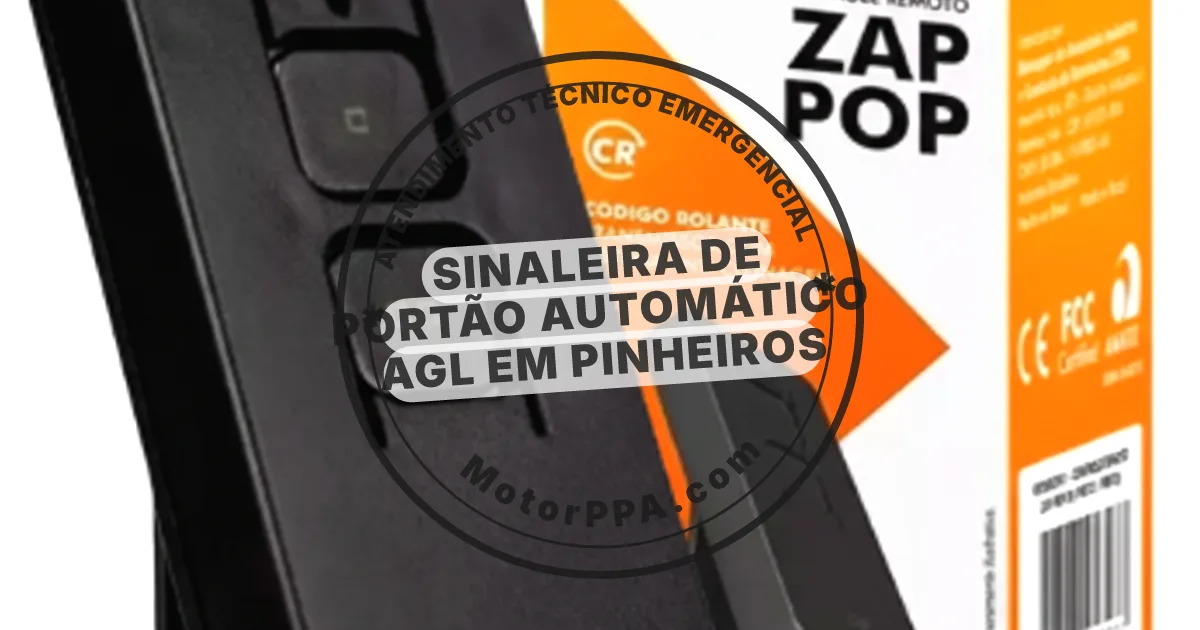 Conserto e instalação de portão automático em Pinheiros