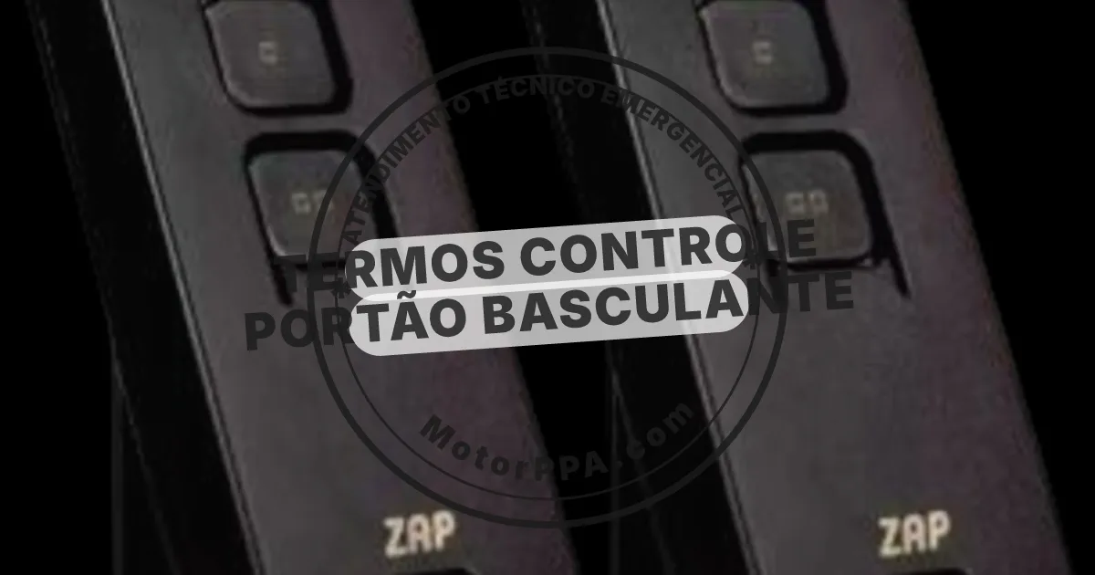 Conserto e instalação de portão automático em Controle Portao Basculante