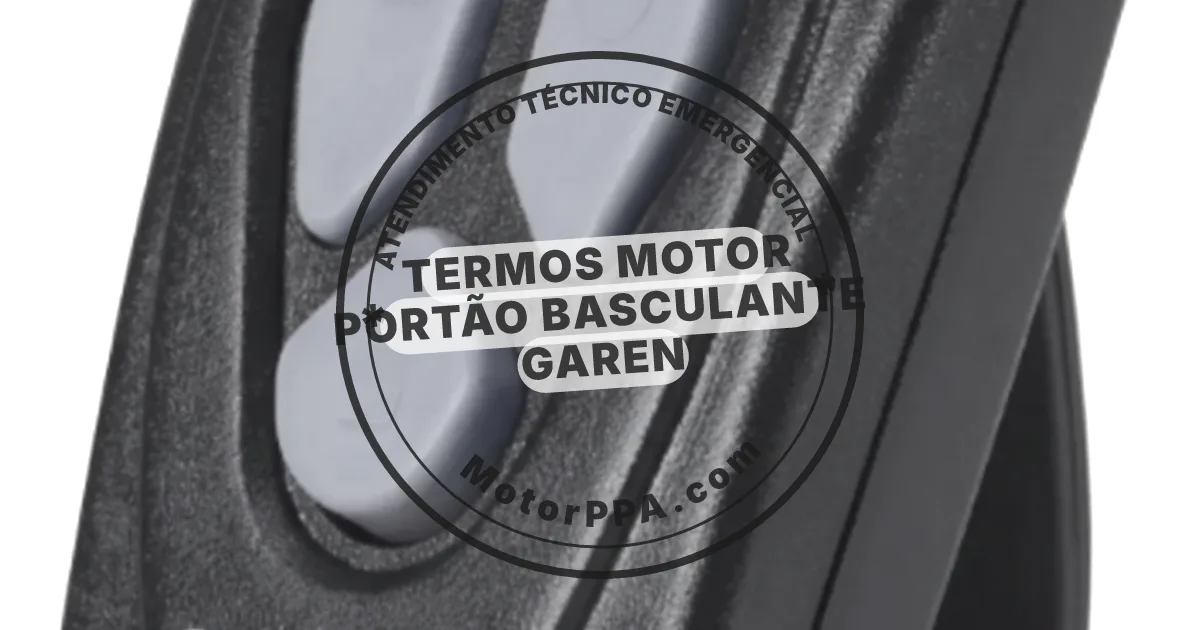 Conserto e instalação de portão automático em Portao Basculante Garen