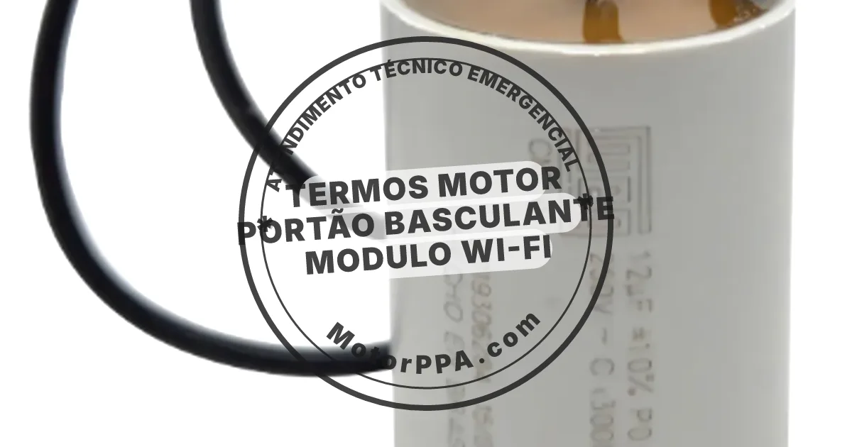 Conserto e instalação de portão automático em Basculante Modulo Wifi
