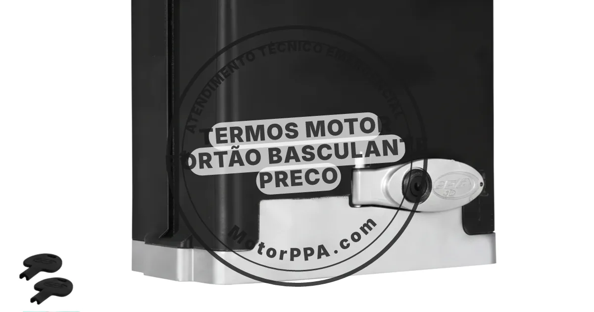 Conserto e instalação de portão automático em Portao Basculante Preco