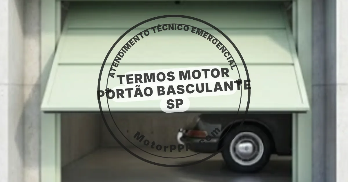 Conserto e instalação de portão automático em Portao Basculante Sp