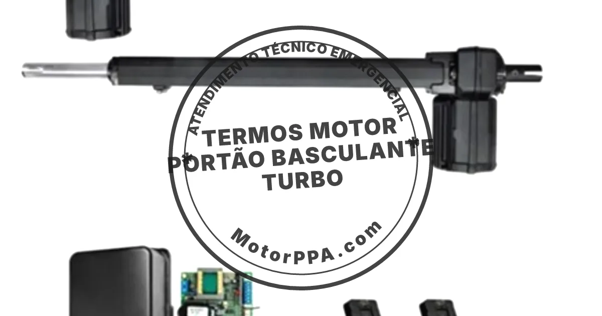 Conserto e instalação de portão automático em Portao Basculante Turbo