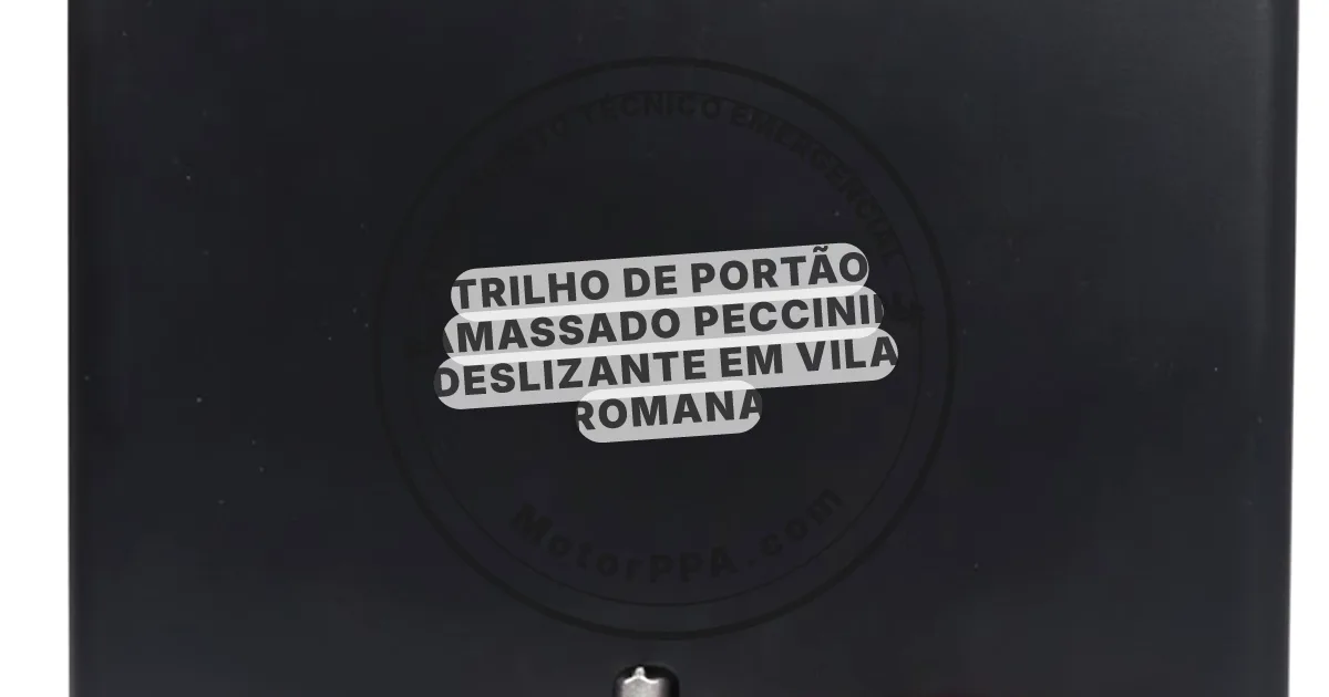 Conserto e instalação de portão automático em Vila Romana