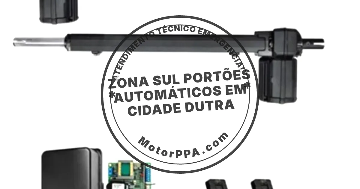 Conserto e instalação de portão automático em Cidade Dutra